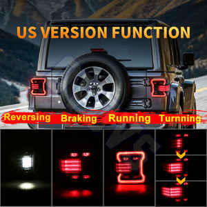Задние тормозные лампы OVOVS US версии 12V <span class=keywords><strong>24V</strong></span> US версии для 2018 + <span class=keywords><strong>Jeep</strong></span> Wrangler JL - Product Image 2