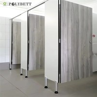 Cloisons de salle de bain en bois phénolique HPL personnalisées et imperméables