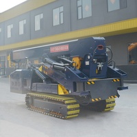 Grue araignée de 12 tonnes à flèche télescopique, grue mobile sur chenilles, vente en gros