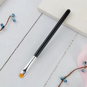 BEILI professionnel noir plat pinceau de maquillage végétalien synthétique cheveux correcteur cosmétique sourcil brosse prix de gros pinceau maquillage - Product Image 2