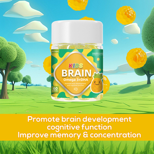 Hezong: Жевательные витамины для мозга детей с Омега-3 <span class=keywords><strong>DHA</strong></span>, 60 жевательных конфет, с индивидуальным логотипом, для иммунитета и антиоксидантной защиты - Product Image 4
