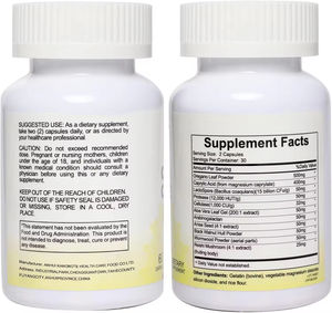 Cápsulas de Limpieza de Marca Privada, Cápsulas de Suplemento para el Apoyo Intestinal y la Desintoxicación, Productos para el Cuidado de la Salud - Product Image 5