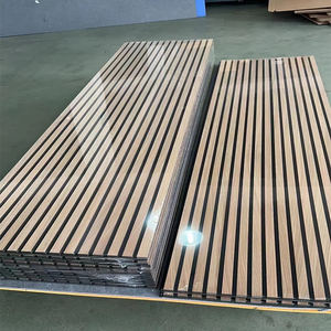 <span class=keywords><strong>Aveeno</strong></span> Blanche-Neige Crème Style MDF En Bois Plastique Flexible Acoustique Latte Panneau Solide Panneaux Muraux En Bois Pour Art Décoration Murale - Product Image 5