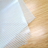 Sac cosmétique hexagonal blanc en maille double couche en EVA, résistant aux hautes températures, porte-documents, imperméable, écologique, laminé