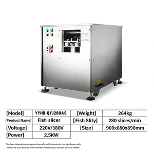 Machine à découper les filets obliques multifonctionnelle populaire, utilisation sûre pour la transformation du poisson et des crevettes, utilisée dans les ateliers de produits aquatiques - Product Image 1