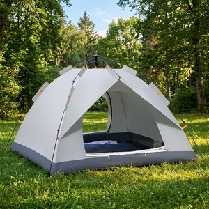HOT SALE 2 personen Nylon tent met één slaapkamer Buitenkamperen Volautomatisch Zonnescherm voor alle seizoenen Regendicht Draagbaar Geen nodigheid - Product Image 1