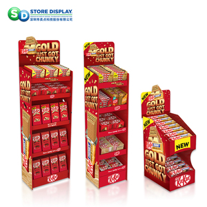 Espositore da Terra in Cartone Ondulato Personalizzato per Bevande Energetiche e Altre Bevande, per Supermercati e Negozi al Dettaglio - Product Image 5