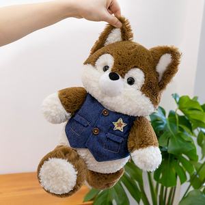 Grosir mesin cakar boneka hewan besar hadiah figur berbulu ulang tahun anak-anak boneka kelinci mewah lucu - Product Image 6