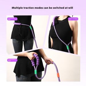 Tali hewan peliharaan berjalan luar ruangan grosir baru dengan gagang busa awan bahan nilon dan dekorasi pita Slung di atas pinggang - Product Image 4