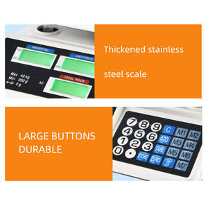 30kg <span class=keywords><strong>40kg</strong></span> 테이블 탑 계량 저울 5g 전자 가격 저울 - Product Image 4