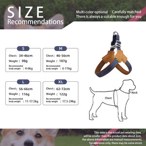Arnés para perros con estampado personalizado, accesorio ajustable suave y cómodo para mascotas para perros - Product Image 4