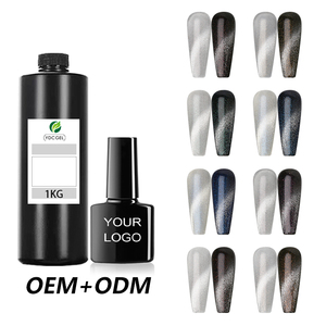 Esmalte de gel UV de larga duración con efecto ojo de gato de capa superior 2025 <span class=keywords><strong>semipermanente</strong></span> para uso profesional - Product Image 2