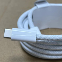 Cable de Datos Trenzado USB-C de 240W y 2M al por Mayor, Precio de Fábrica, Cable de Carga Tipo C a C para Teléfonos Móviles, Tabletas y Computadoras
