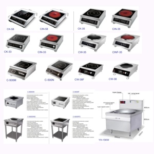Cuisinière à induction commerciale 2025, 3500W, haute vitesse, en acier inoxydable, portable, avec prise américaine, OEM pour usage commercial et domestique, industriel - Product Image 6