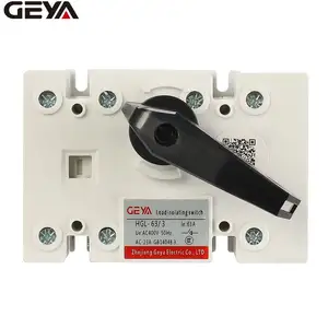 GEYA good quality price list LGL-3P 2000A-3150A load breaker switch manual transfer load isolation switch battery isolator