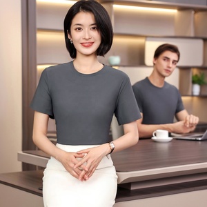Nueva camiseta informal de manga corta con cuello redondo para hombres y mujeres, tela de punto estampada con patrón de animales de secado rápido con estilo Formal - Product Image 4