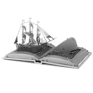 Série de puzzles 3D en métal Eclectic Collectibles : Casque Cyberpunk, Nid d'oiseau, Sculpture de <span class=keywords><strong>livre</strong></span>, 51-100 pièces, Fabriqué en Chine, Décoration unique - Product Image 2