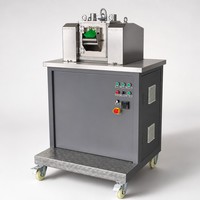 Machine de granulation de plastique à rouleaux bimétalliques, mélangeur de composés à haute teneur en remplissage résistant à l'usure, granulateur CE