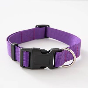 OEM Custom Classic Soft Durable Eco-Friendly Quick Release Simple <b>Padded</b> Buckle Closure Striped Dog Collar Breathable Adjustable - Product Image 2