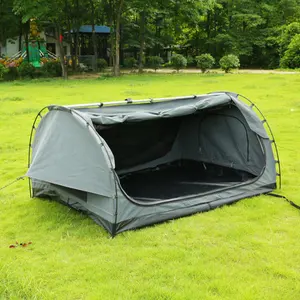 Großhandel Outdoor Camping Wasserdichte Leinwand 1 Person Single Swag Zelt Australien Zum Verkauf