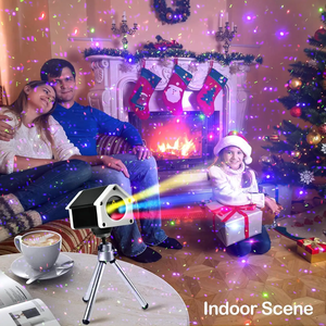 Thông Minh 3 màu đom đóm chiếu đèn giáng sinh ngoài trời trang trí sân vườn & cắm trại 220V IP65 cây phong cách màu đỏ màu xanh lá cây màu vàng - Product Image 2