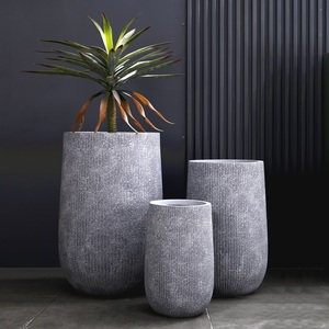 Vasi per <span class=keywords><strong>Piante</strong></span> Alti 60 65 75cm, Fioriere Grandi all'Ingrosso, Vasi <span class=keywords><strong>in</strong></span> Fibra per Fiori, Grandi Dimensioni per Interni ed Esterni, Vasi <span class=keywords><strong>in</strong></span> Argilla - Product Image 5