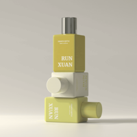 Botol Lotion Plastik HDPE Kosong 30ml Ukuran Kecil Botol Krim Tabir Surya Botol Serum Minyak dengan Tutup Ulir
