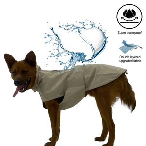 Vêtements de fête pour <span class=keywords><strong>chien</strong></span> : Poncho imperméable de luxe et simple pour Teckel, Bassotto et autres chiens – Accessoires et vêtements pour chiens - Product Image 3