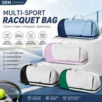 Sac de sport multifonctionnel en tissu Oxford, grande capacité 35L, résistant à l'eau, compartiment séparé pour chaussures (sec/humide), personnalisable