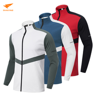 Évacuation de l'humidité Uniforme scolaire unisexe Combinaison de saut musculaire Plus Sweatsuits Training Jogging Wear Veste de sport personnalisée pour hommes