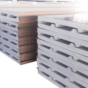 Toit en polyuréthane Protection de l'environnement Isolation des panneaux sandwich de toit en métal Panneau de toit isolé - Product Image 3