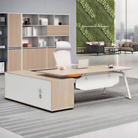 Popolare Scrivania Direzionale Ergonomica in Legno di Alta Qualità, Moderna e Lussuosa per Ufficio, Scuola e Casa