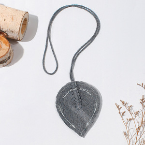 पत्ती किनारी पर्दा टाई पीठ हाथ-बुना कपास लटकन पर्दा पट्टियाँ टाई सजावटी सामान के लिए कमरे में रहने वाले Boho सजावट - Product Image 4