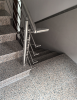 Rampe en acier inoxydable avec câble PVC de 50,8 mm de diamètre, système de main courante pour escalier intérieur, balcon, couloir, villa
