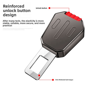 Extensor de Hebilla de Cinturón de Seguridad de Coche con Logotipo Personalizado, Extensor de Conector de Cinturón de Seguridad de Coche de Aleación de Zinc y Cuero con Logotipo de Marca de Coche Personalizado - Product Image 4