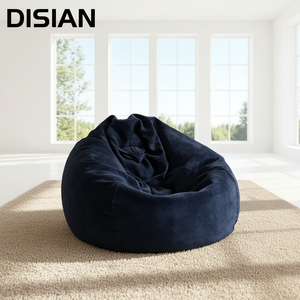 Disian Grand pouf d'extérieur en tissu moderne en forme de poire pour enfants et adultes - Product Image 3