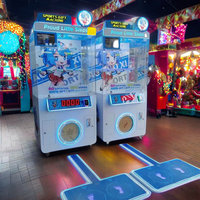 Machine à cadeaux sportifs à monnayeur, machine de jeu de danse, machine à griffes à poupées avec écran LCD HD, en plastique, pour centres de jeux