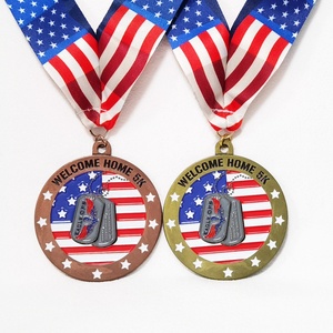 Fabricants de médailles d'honneur en or, argent et bronze pour marathon, vente en gros de médailles sportives en métal, médailles de course personnalisées pour marathon - Product Image 3