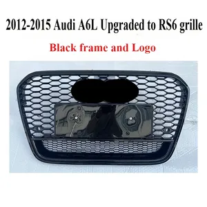 StarNav Pour A6 C7 2012-2015 – Kit de remplacement de calandre avant style RS6 en nid d'abeille pour pare-chocs de voiture, accessoires de carrosserie - Product Image 6