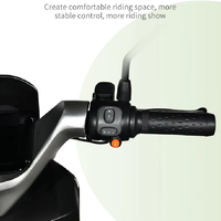 Scooter électrique 800w avec écran LCD à 3 vitesses, éclairage LED, design pliable, imperméable et élégant, sièges souples