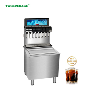 <span class=keywords><strong>Fontaine</strong></span> à soda commerciale TWBEVERAGE avec écran publicitaire HD - Distributeur d'<span class=keywords><strong>eau</strong></span> gazeuse à haute vitesse pour bar - Product Image 1