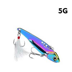 Nouvelle Leurre de Pêche Rotative en Métal Vib 5g 7g 12g 15g 20g, Cuillère Vibrante, Spinner, Jig - Product Image 3