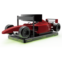 Simulateur de course automobile 4 DOF, machine de jeu de simulation de course F1, directement de l'usine