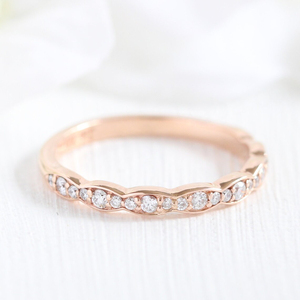 Anillos de Compromiso Ovalados de Plata de Ley S925 con Amatista Floral Vintage, Anillo de Bodas de Oro Rosa con Gema Púrpura para Fiesta Nupcial - Product Image 5