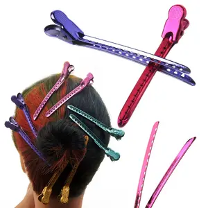 Conjunto de pasadores de pelo inoxidable para salón profesional, accesorios para el cabello, horquillas de peluquería, pinzas para el pelo, 12 Uds.