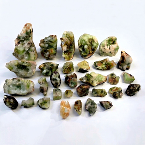 Vente en gros de spécimens minéraux de calcite verte naturelle brute, pierres de guérison, pierres brutes, objets d'art, objets de collection, décoration intérieure - Product Image 1