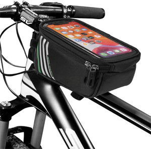 Marco de bolsa de bicicleta impermeable con soporte para teléfono accesorio de montaje de <span class=keywords><strong>tubo</strong></span> frontal para <span class=keywords><strong>MTB</strong></span> y bicicleta de carretera ciclismo cajas y accesorios de bicicleta - Product Image 3
