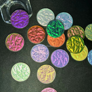 OEM Personnalisé OMBRE À PAUPIÈRES À EFFETS SPÉCIAUX MULTI-CROMES Haute Pigmentation Ombre à Paupières Pressée Multichrome Caméléon - Product Image 4