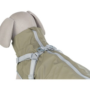 Abbigliamento per Animali Domestici Pontis Rain S Verde Oliva con Imbracatura, Elegante e Funzionale Mantella per il Tuo Amico Peloso - Product Image 4