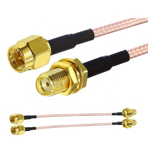 Rg316 cáp đồng trục với <span class=keywords><strong>SMA</strong></span> Nam để <span class=keywords><strong>SMA</strong></span> Nữ kết nối <span class=keywords><strong>Antenna</strong></span> RF Pigtail cáp cho ăng-ten truyền thông mẫu chấp nhận được - Product Image 1